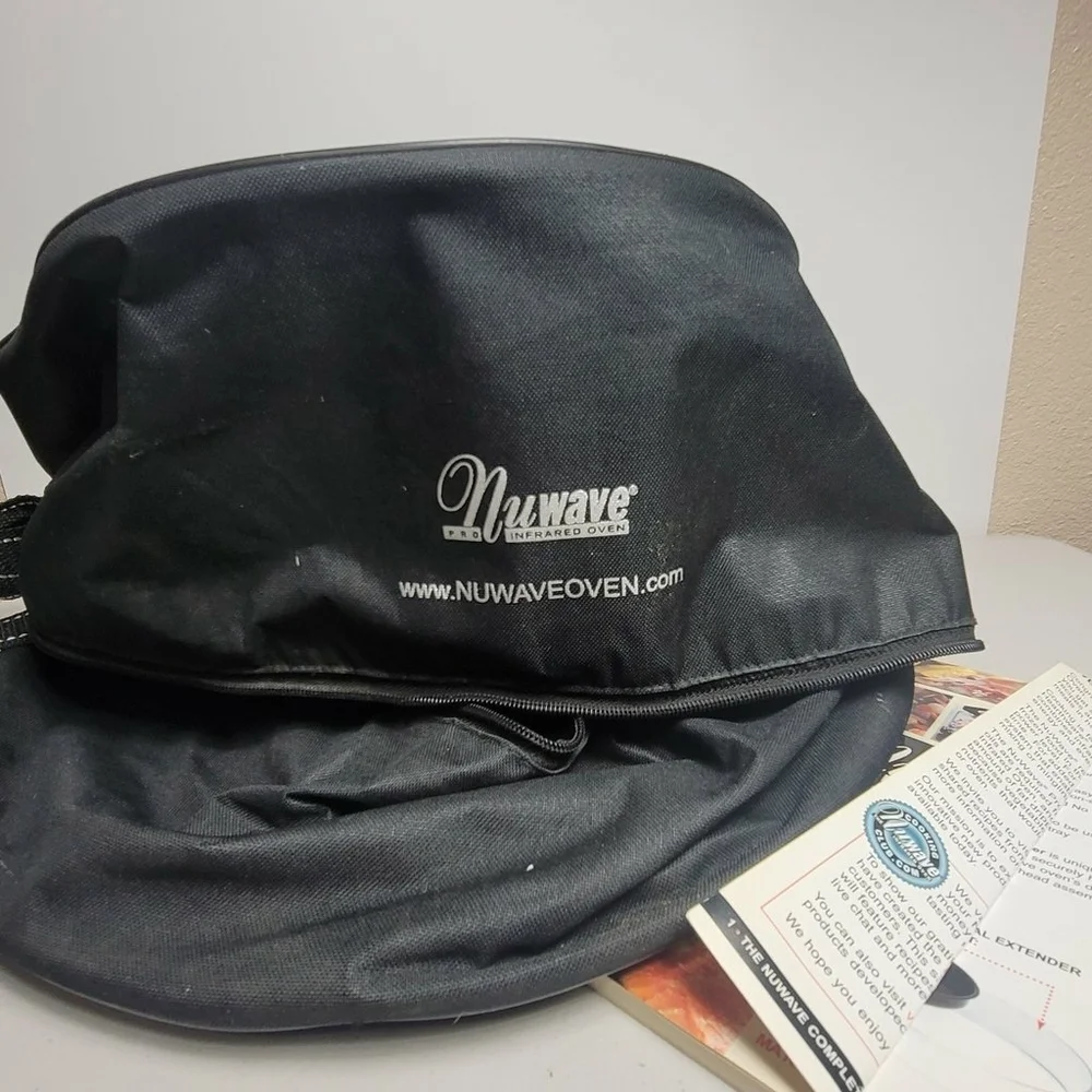 Nuwave Pro Infrared Oven Black Carrying Case Travel Bag And Strap